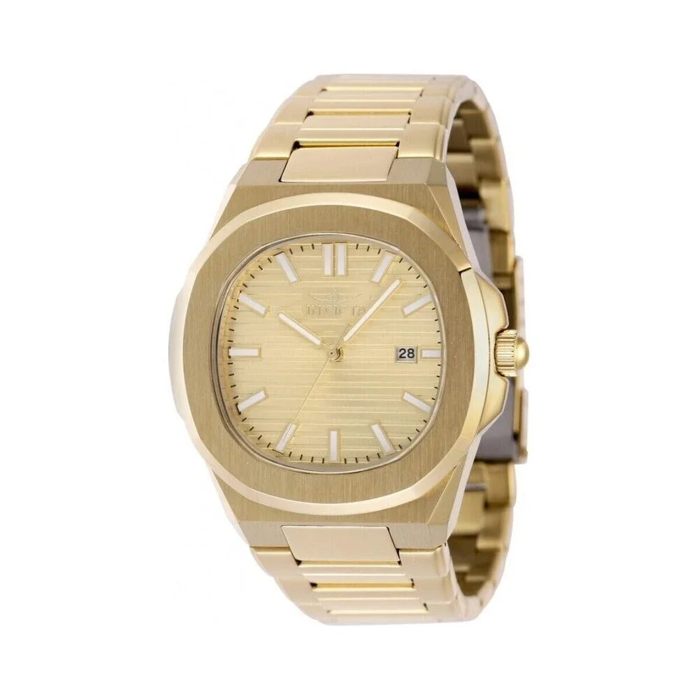 NWT Invicta 48520  Speedway | 3-Hand | Gold | Men's Watch